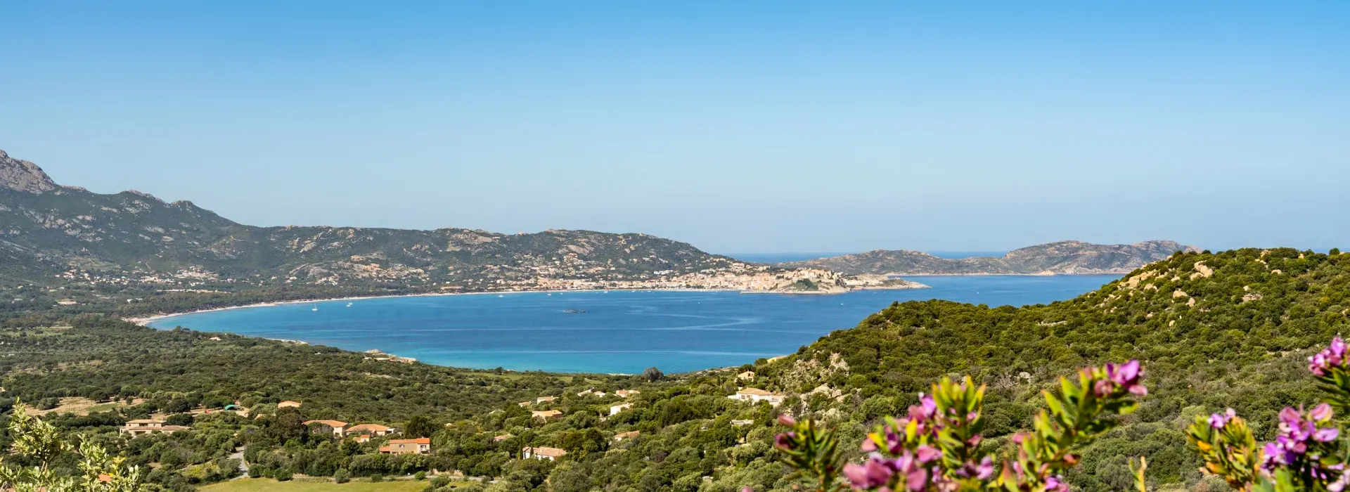 Blick auf die Bucht von Calvi