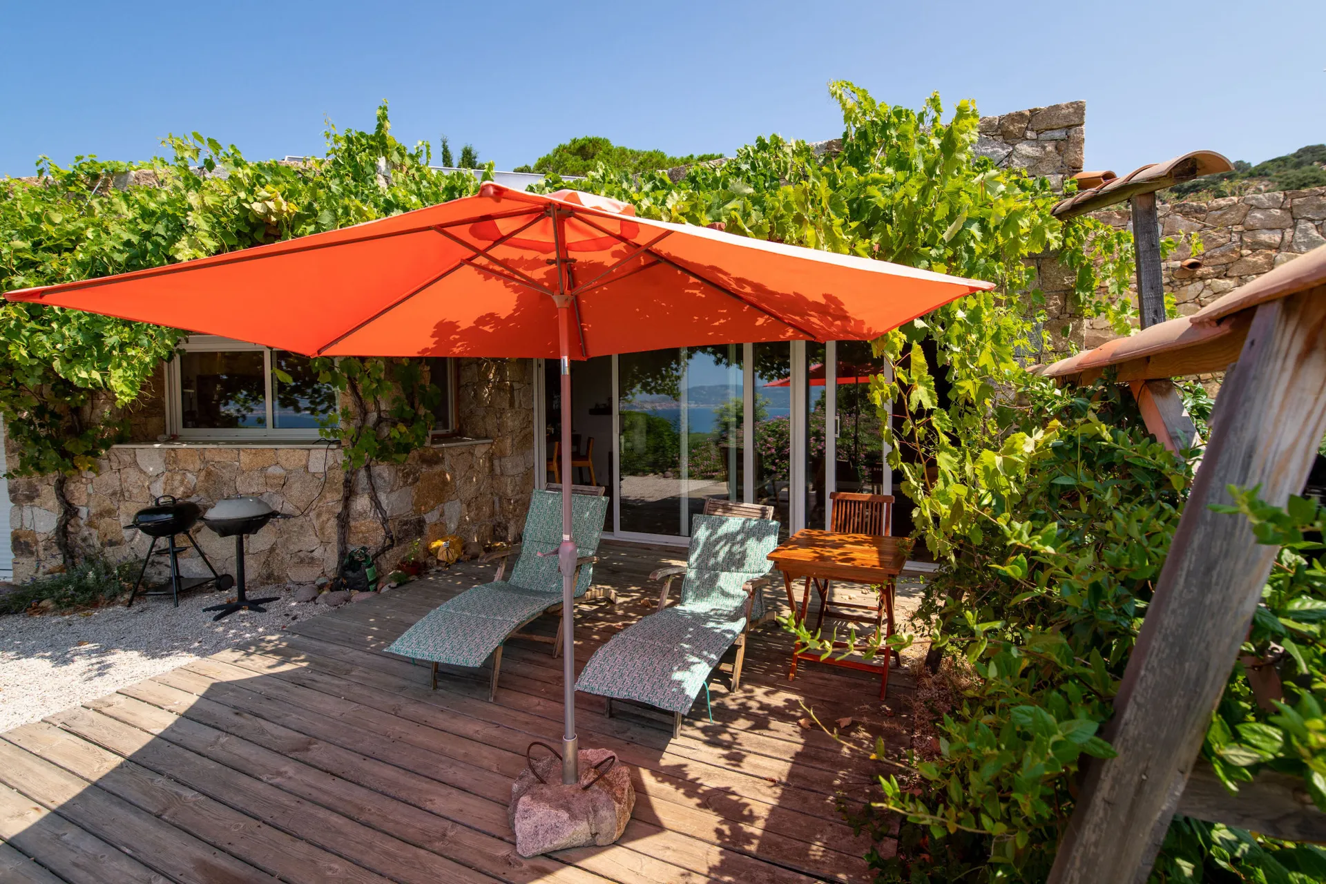 Ferienhaus Schinale - Ferienwohnung Meerblick