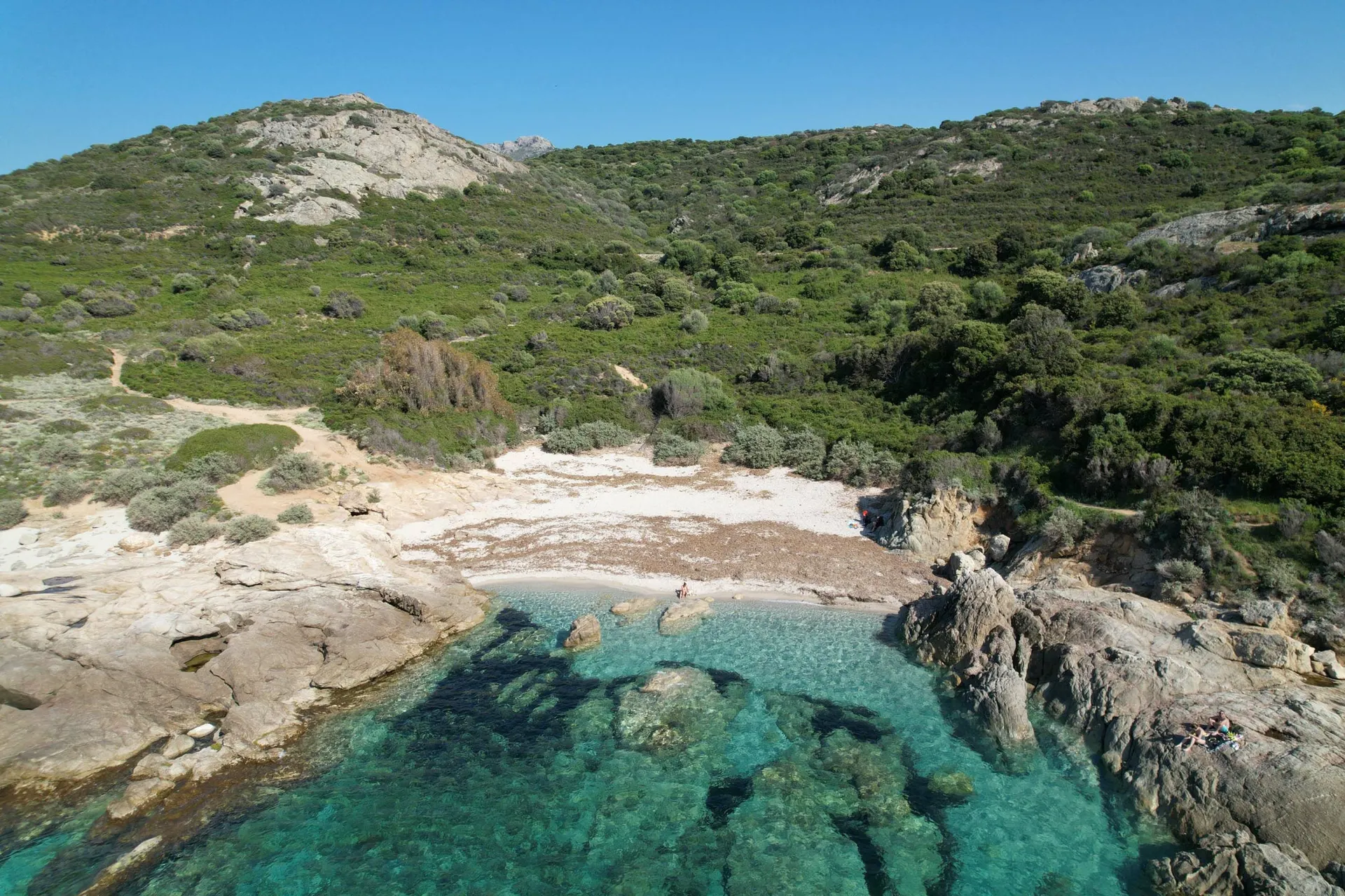 Strand auf der Halbinsel Revellata