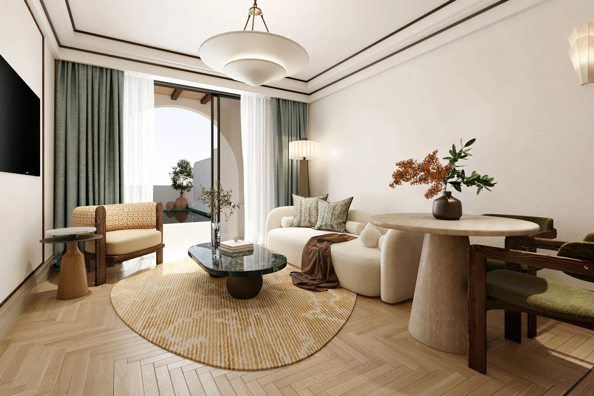 Suite seitlicher Meerblick mit Jacuzzi