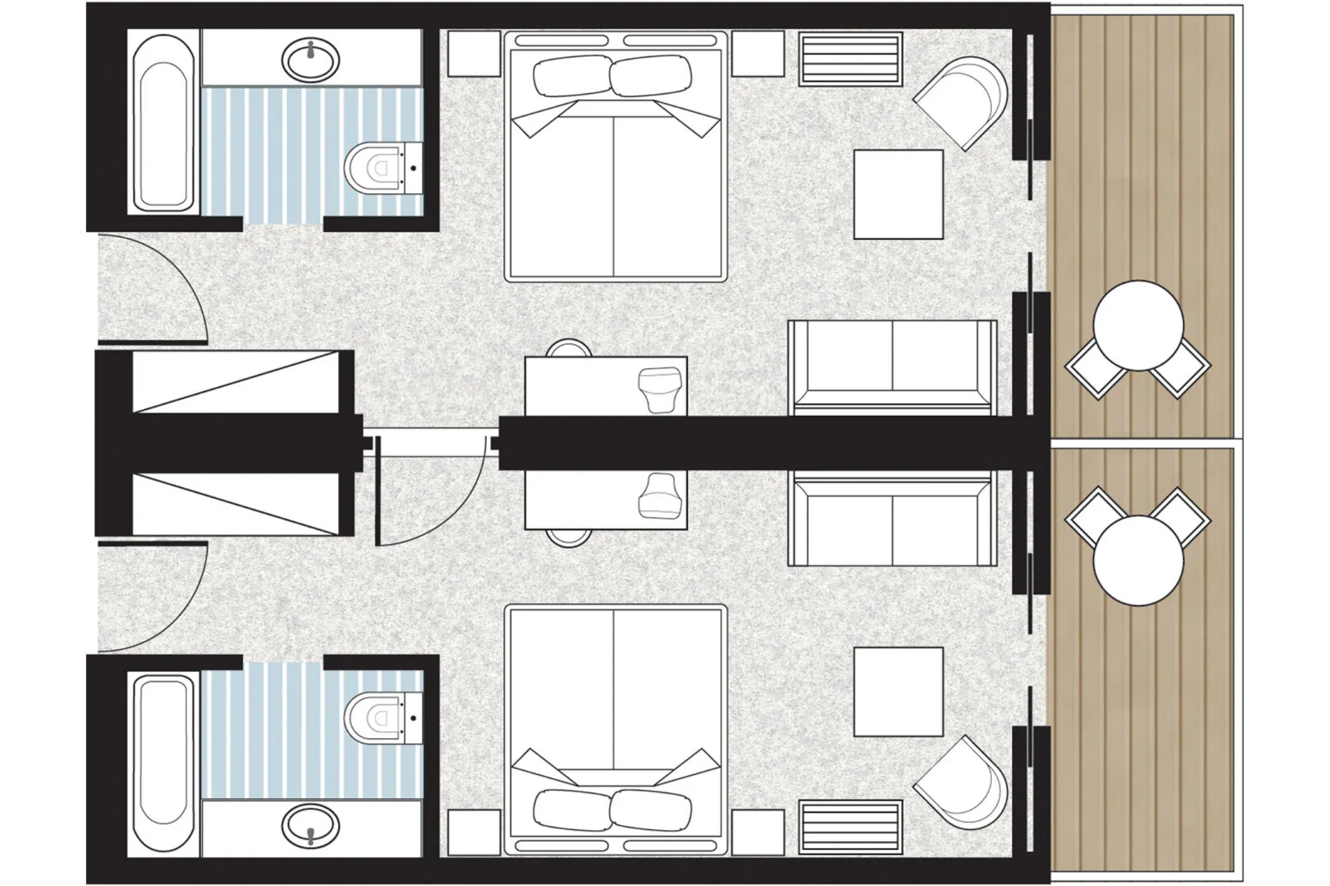 Grecotel Daphnilla Bay - Familien Appartement Grand Meerblick