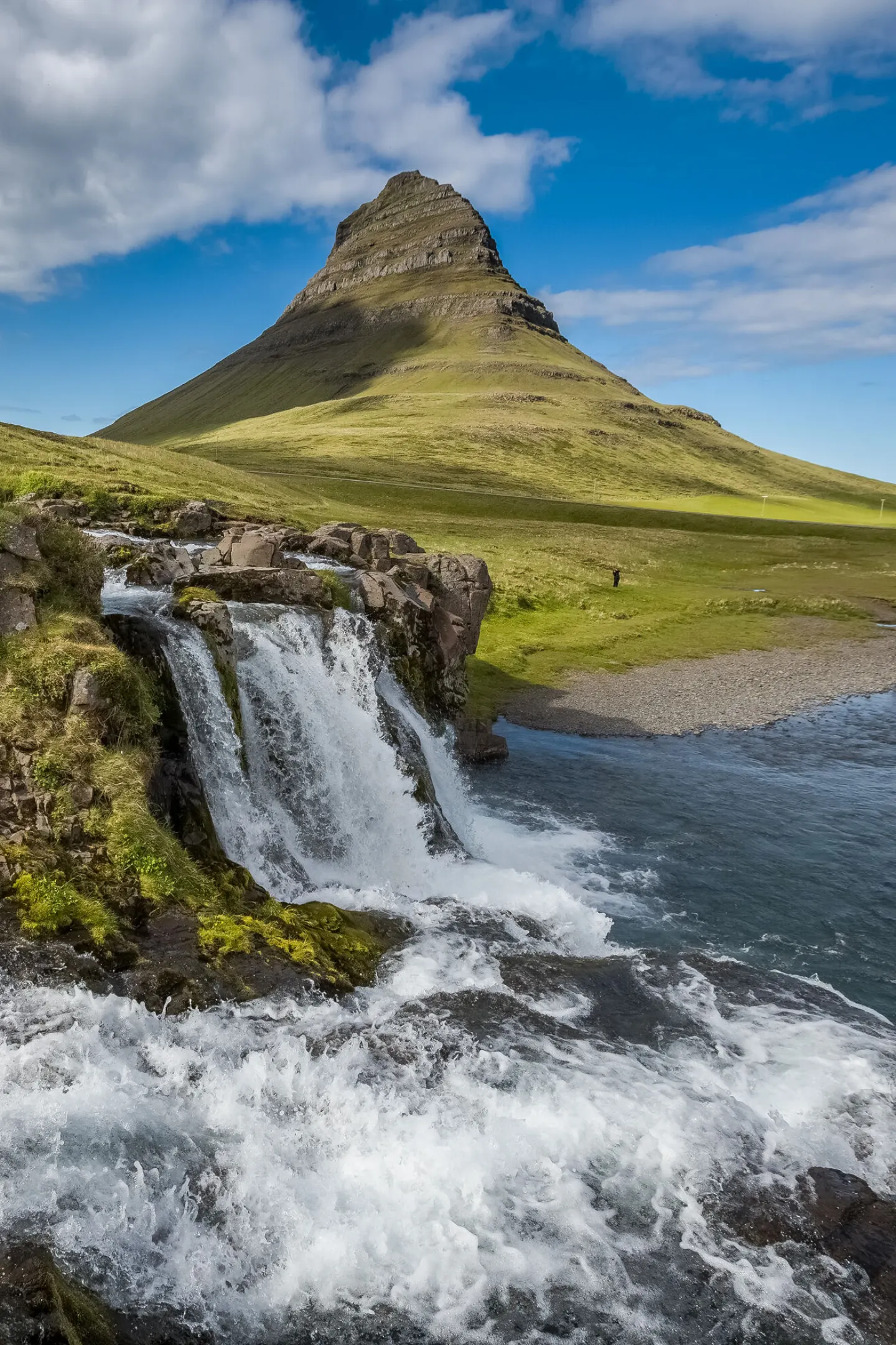 Berg Kirkjufell auf Island