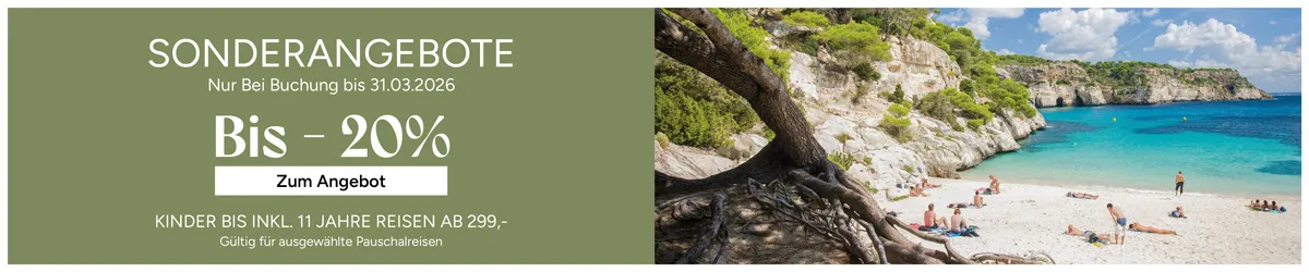 Menorca Sonderangebote