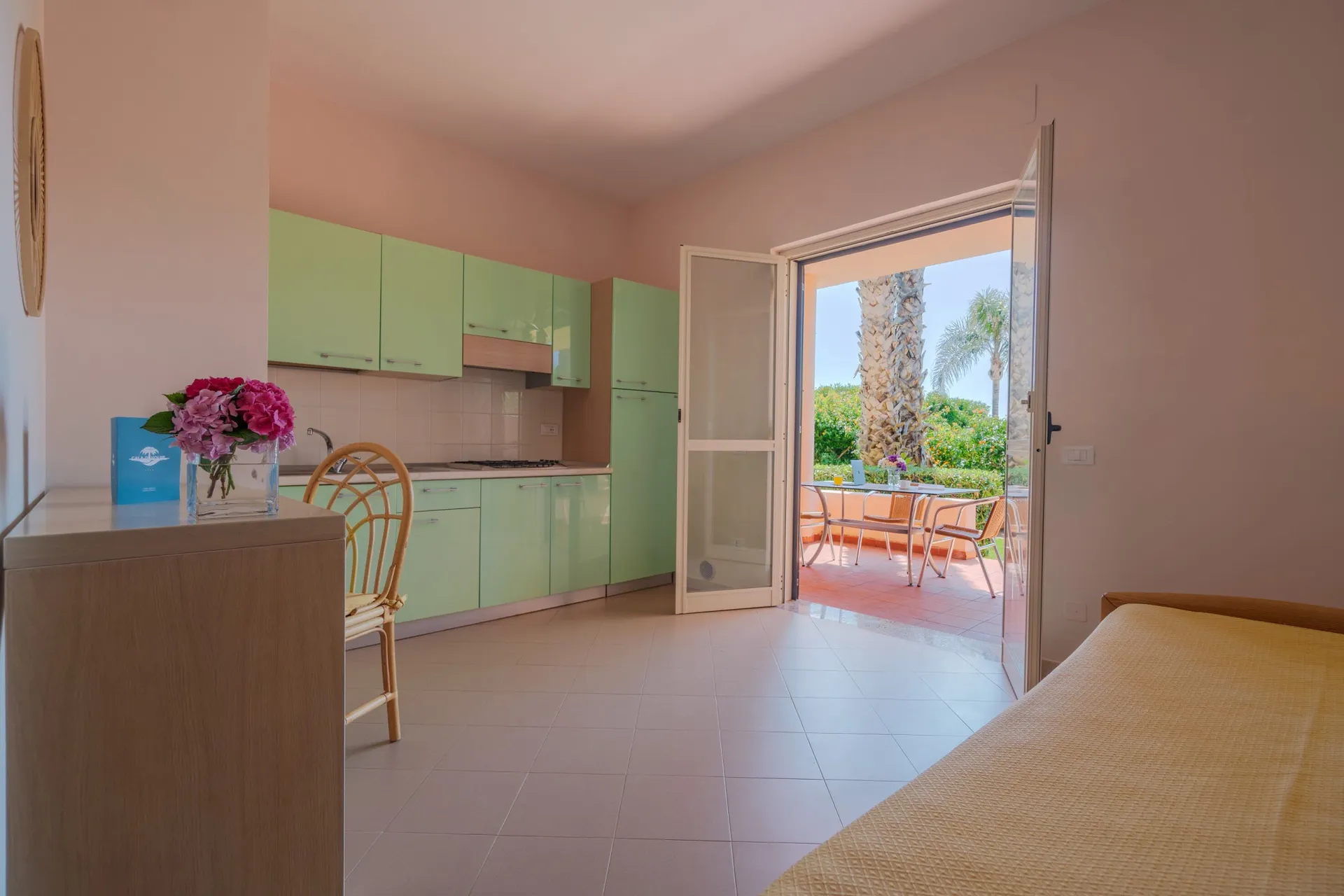 Hotel & Ferienwohnung Villaggio Cala di Volpe - Appartement Gartenblick