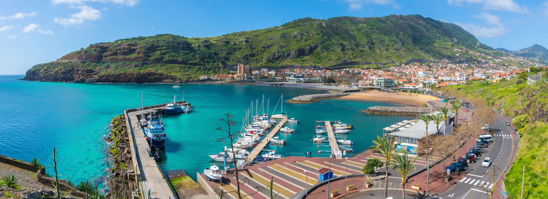 Hafen von Machico auf Madeira