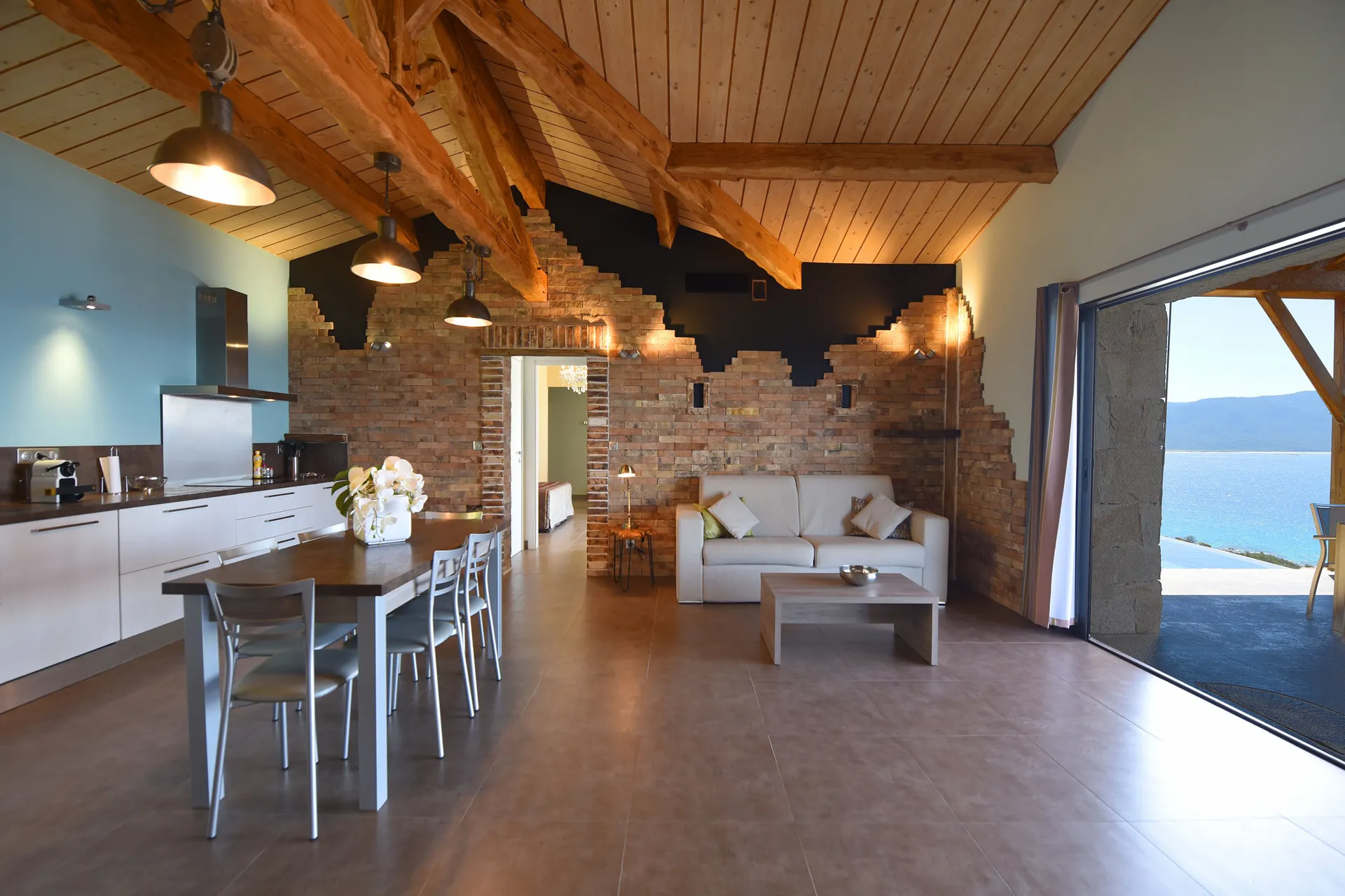 Ferienhaus Domaine de Arcobiato - Villa Meerblick