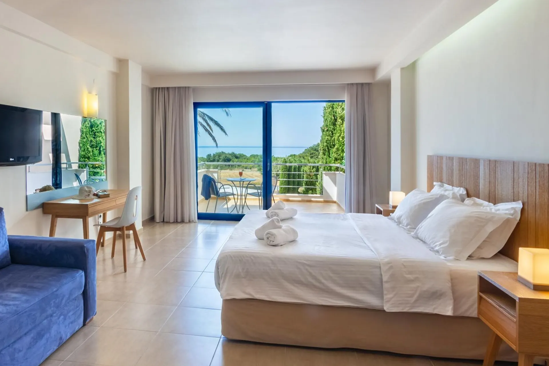 Hotel Ionian Theoxenia - Studio Superior seitlicher Meerblick