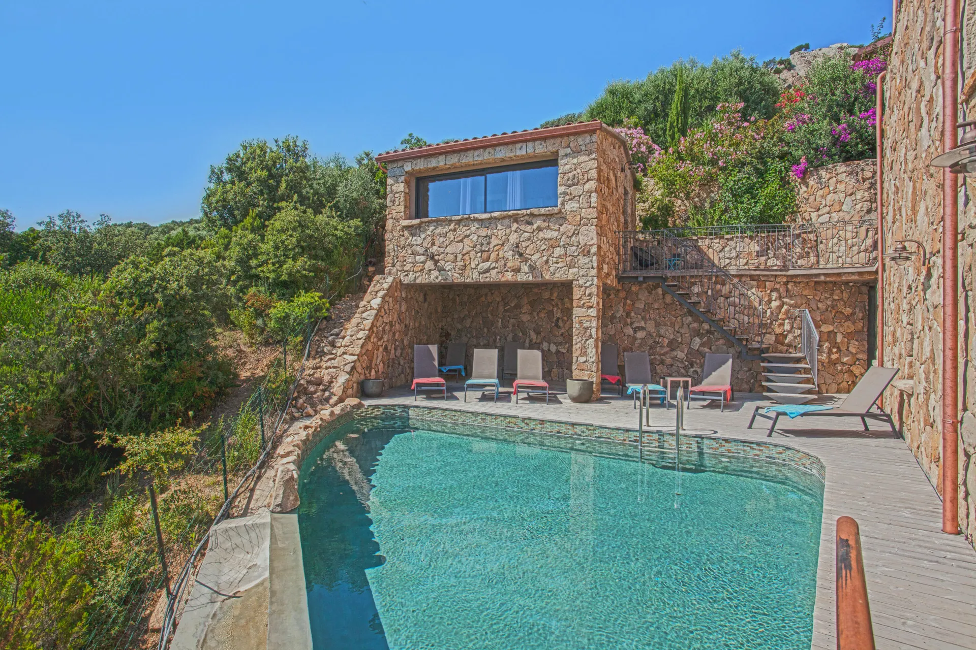 Ferienhaus Domaine de Arcobiato - Appartment Meerblick