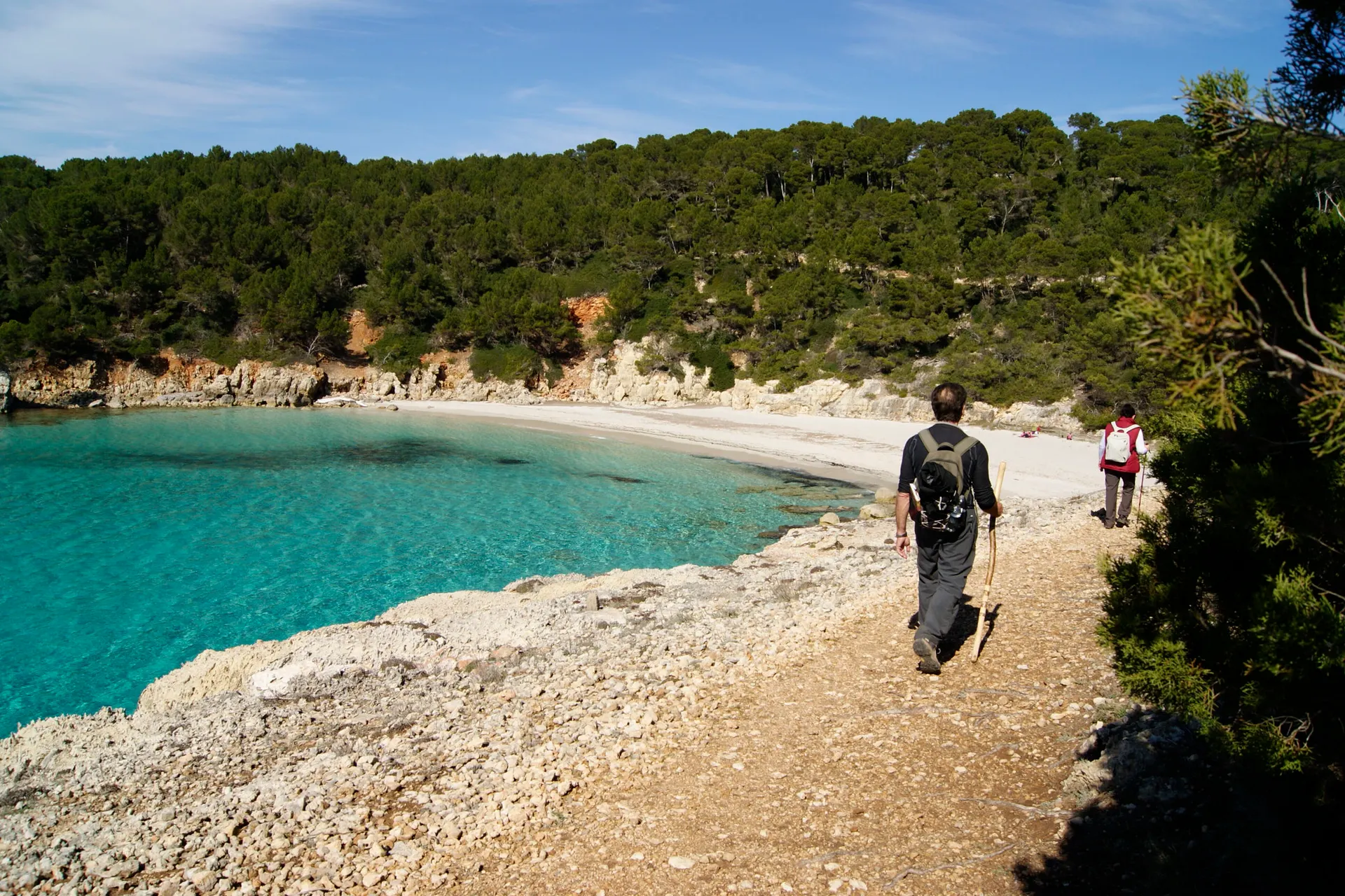 <p>Wandern, Menorca, Küste, Cala Excorxada, Strand (UPLOAD_ANER)</p>