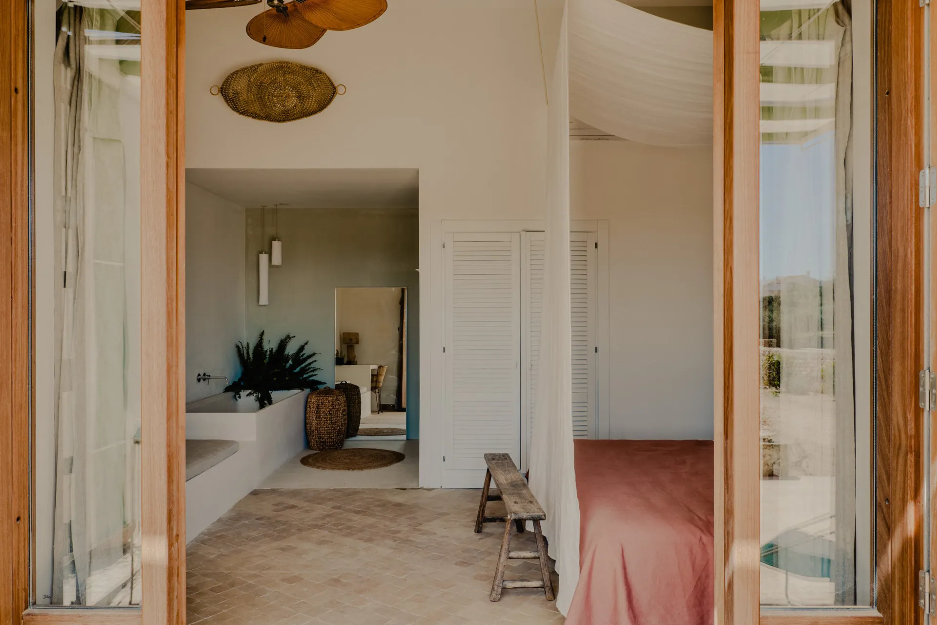 Doppelzimmer mit Garten