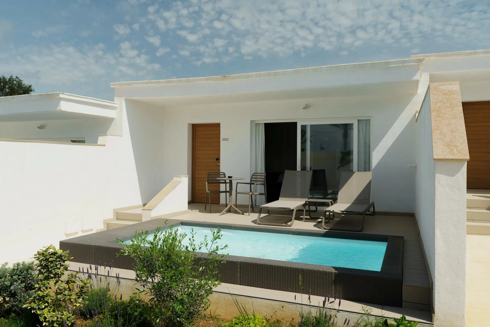 Hotel AluaSoul Menorca - Suite Gartenblick mit Privatpool